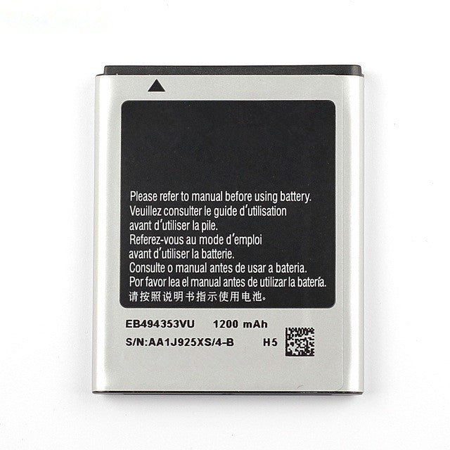Batterie de remplacement pour Samsung Mini (i5510 GT-S5250 S5330 S5232 S5750), EB494353VU EB494353VE EB494353VA Batterie de remplacement pour Samsung Mini (i5510 GT-S5250 S5330 S5232 S5750), EB494353VU EB494353VE EB494353VA